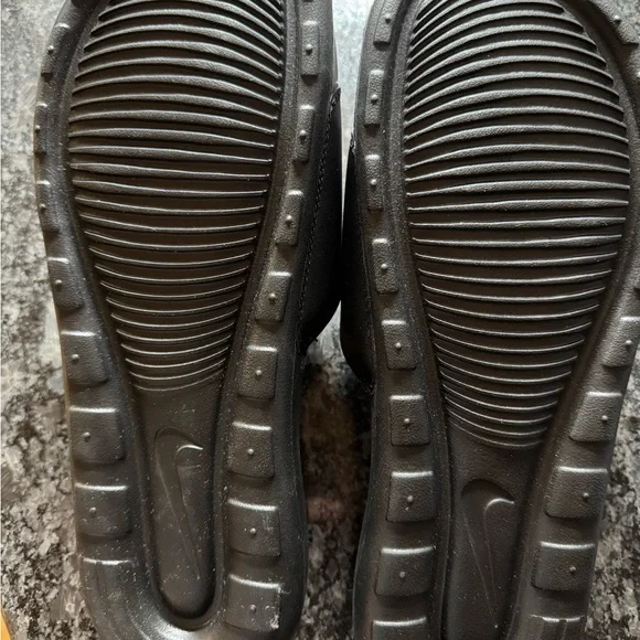Nike Black and White Slide Sandals - Picture 2 of 3
